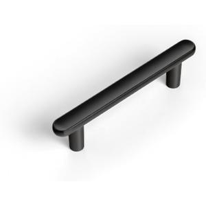 Goo-Ki 6 Pack 3" Classic Curvature Matte Black Cabinet Handles - Timeless Appeal Meets Modern Functionality for Kitchen Drawer Improvement