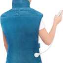 Comfytemp Weighted Electric Heating Pad for Neck Shoulders Back,Large Pad with Auto Shut Off, Gift Idea for Women Men Parents, 22 x 33 Inch