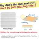 Home Techpro Vacuum Tech Rug Pad Gripper for Hardwood Floors No Damage, New Materials to Non Slip Rug Pads, Under Rug Carpet Tape : Keep Your Rug in Place & Make Corner Flat