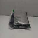 Smiry Luxury Chenille Bathroom Rugs 47x20, Extra Soft and Absorbent Shaggy Bath Mat, Machine Washable, Non-Slip Plush Carpet Runner for Tub, Shower, and Floor, Home Decor Accessories, Black