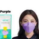50/100 Pack KF94 Face_Covers, Color MskBlack Msk4-Layer Msk outdoor Daily Use, Purple (5 Pack)