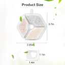 2 x Pet Water Fountain Filters Replacement for 152oz/4.5L Wireless Cat and dog Water Fountain PTM-643, 9+9 Packs Packs Replacement Filters Sponges Sets