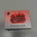 Beats Solo Buds - Wireless Bluetooth Earbuds | 18 Hours of Battery Life | Apple & Android Compatibility | Built-in Microphone - Transparent Red