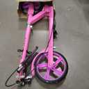 Scooters for Kids 8-12, Teens & Adults - Lightweight, Foldable, 8-Inch Big Wheels, Hand Brake & Bell, 4 Adjustable Height Levels, 240 lbs Max Load, Perfect for School, Campus and Park Rides, Pink
