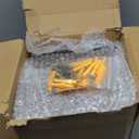 4 Pack Wall Mounted Rustic Wood Floating Shelves with 2 iron Hanging Baskets, Bathroom Shelves Over Toilet, Toilet Paper Storage, Farmhouse Decor Hanging Shelf for Living Room, Kitchen, 16 inch, Brown