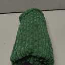 Kevin Textile Christmas Corduroy Decorative Throw Pillow Covers 24x24 Inch Pack of 2 Soft Boho Striped Pillow Covers Modern Farmhouse Home Decor for Spring Sofa Living Room Couch Bed Dark Green