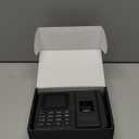 KUIIYER 2 in 1 Time Clocks for Employees Small Business (Fingerprint + Password) Employee Clock in & Out Machine Attendance Punch Clock