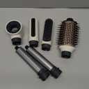 6 in 1 Air Wrap Hair Styler, 110,000 RPM Hair Dryer Brush with Auto-Wrap Curlers, Oval Brush & Volumizer, Hot Air Styler for Fast Drying,Curling, Smoothing & Volume, Air Styler with Travel Case