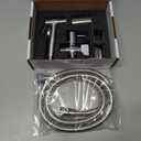 Handheld Toilet Bidet Sprayer for Toilet-Adjustable Water Pressure Control with Bidet Hose for Feminine Wash, Stainless Steel Brushed Nickel Cloth Diaper for Baby Wash (Stainless Steel, 1)