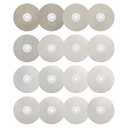 WorkBless 16PCS Diamond Flat Lap Wheel Disc Set, 6" x 1/2" Arbor Hole Abrasive Grit 50 60 80 100 120 240 260 320 400 600 1000 1200 1500 2000 2500 3000 for Cutting or Sanding Stone and Glass