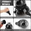 Gourd Water Bottle, 800ml Gourd Sports Water Bottle, Chinese Retro-Inspired Style Bottle Screw Top Leak Proof