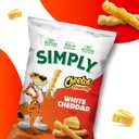 Simply, Cheetos White Cheddar Puffs & Crunchy Variety Pack, 0.875 Ounce (Pack of 36) (EXP 09/23/25)