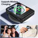 Maxdara for Motorola Razr 2025/2024 Magnetic Case, with [Hidden Kickstand] [Compatible with MagSafe] [Built-in Screen Protector] [Hinge Protection] Cover for Moto Razr 2025/2024, Black