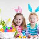 12PCS Easter Eggs Filled with Pull Back Car Toys, Easter Basket Stuffer for Toddler Boy Girl, Plastic Easter Eggs Filler Easter Gift for Kids, Goodie Bag Fillers, Easter Egg Hunt Party Favor