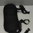 Lumbar Support Pillow for Car,Back Support for Car Seat Cushion,Adjustable Straps Securely Fixed Car Lumbar Support Pillow for Office Chair (Black)