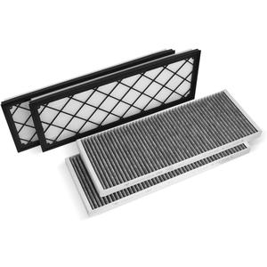 4-Pack HEPA Cabin Air Filter Fits for Tesla Model Y 2026 2025 2024 2023 2022 2021 2020 Activated Carbon Cabin Air Intake Filter Replacement Model Y Car Accessories