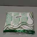 1 Pcs Scalloped Bath Mat Towel 18 x 27 in Nonslip Bath Mat 100% Cotton Preppy Bathroom Rug White with Embroidery Cute Design for Shower Floor, Bathroom Decoration (Green)