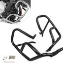 CHIFUN Engine Guard Lower Highway Crash Bars Steel Replacement for BMW F750GS F850GS 2018-2023, F800GS F900GS 2024-2025 Black Motorcycle Frame Protection Bars