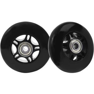 KAMIER Ripstick 68mm x 24mm Wheel Replacement for Razor 360 PowerRider RipRider FlashRider Caster Trike RipStik Ripster Ripsurf Kids Mini CasterBoard Skateboarded Scooter Wheels Parts Black (Set of 2) KAMIER Ripstick 68mm x 24mm Wheel Replacement for Razor 360 PowerRider RipRider FlashRider Caster Trike RipStik Ripster Ripsurf Kids Mini CasterBoard Skateboarded Scooter Wheels Parts Black (Set of 2)