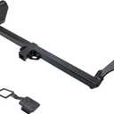 Class 3 Trailer Hitch, Compatible with Honda Odyssey 1999-2017, Tow Hitch 2-Inch Receiver, Multi-Fit Hitch to Receive Ball Mount, Cargo Carrier, Bike Rack, Tow Hook Black Matte. 13068