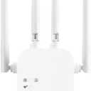 WiFi Range Extender WiFi Booster AC WLAN Extender 1200Mbps Internet Repeater with 4 External Antennas Internet Signal Amplifier Dual Band 2.4GHz and 5GHz Tp Link Hotspot Amplifier Device 1000 Ft.