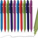 2 x RIANCY Gel Pens, 0.5mm Black Ink Quick Dry Ball Point Pens, Fine Point Smooth Writing Pens, Cute Aesthetic Gifts Set for Men Women Journaling, Office School Stationery Supplies