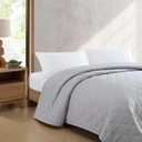 Eddie Bauer - Twin Size Blanket, Ultra-Soft Bed Blanket with Plush Reverse, Throw Blanket for Couch or Bed (Classic Solid Grey)