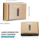Adhesive Paper Towel Holder for Bathroom: Multifold/Trifold/C Fold Paper Towel Dispenser for Compact Commercial Toilet, Restaurant