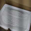 OMAYKEY 7.5 Inch Ceramic Dessert Plates Set of 10, White Appetizer Plates, Porcelain Round Shaped Salad Plate, for Cake Waffles Snacks Side Dish, Small Dinner Plates, Oven Microwave Dishwasher Safe