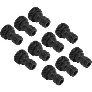 Garden Hose Quick Connect Fittings, Quick Connect Plastic Garden Hose Connector, 10 Pack G3/4 Male Thread for Gardeners and Homeowners