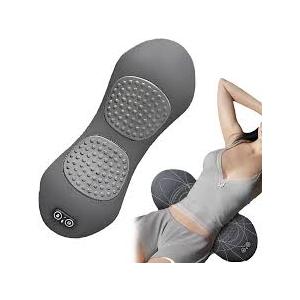3 in 1 Electric Lumbar Support Pillow with Heat & Lift Traction 2026 New Triple Fusion Back Massager, Lower Back Pain Relief Deep Tissue Support Pillow for Bed Car Office Chair Memory Foam 