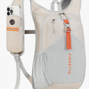 FIORETTO 15L Hiking Backpack for Women Men Mini Packable Backpack Lightweight Small Daypack for Camping Travel Outdoor, Beige