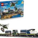 LEGO City Police Train Heist Building Toy - Train Set with Police Car Toy for Boys & Girls, Ages 7+ - Pretend Play Set for Kids - Gifts for Birthdays - 60508