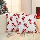 Merry Christmas Pillow Covers 17 x 17 Inch, 2 Pieces