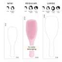 Tangle Teezer Ultimate Detangler Brush for Wet & Dry Hair, Eliminates Knots & Reduces Breakage for Straight to Wavy Hair Types, Millennial Pink