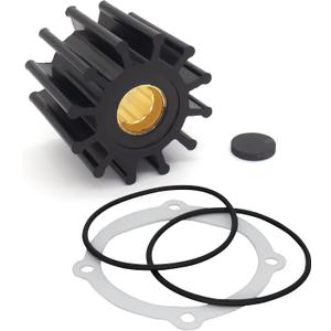 21213664 Sea Water Pump Impeller Kit Replace Vol-vo Penta 3.0-8.1 L V6 & V8 Gas Stern Drive Indmar Inboard Engines 2005 and Newer Replace 21700445 Sierra 18-3306