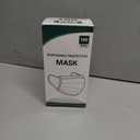 100 PCS Disposable Face Masks, Black Disposable Masks, 3 Ply Protection Face Masks