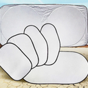 6 Pcs Reflective Car Auto Window Sun Shade Sunshade Shield Cover UV Block