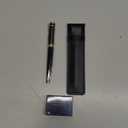 Fountain Pen with Fine Nib | Luxury Black Finish, Smooth Ink Flow, Complete Set with Ink Cartridges, Converter & Sleeve | Ideal for Professionals, Office, Journaling, and Gifts