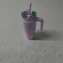 Reduce 24 oz Tumbler with Handle and Straw - Stainless Steel with Sip-It-Your-Way Lid - Keeps Drinks Cold up to 24 Hours - Sweat Proof, Dishwasher Safe, BPA Free Purple