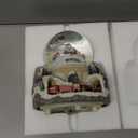 Triple Revolving Illuminated Train Musical Village Winter Scene Flying Santa Snow Globe (Winter Wonderland)