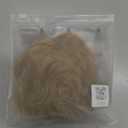 Benehair Messy Bun Hair Piece Scrunchy Updo Hair Pieces for Women Fluffy Wavy Hair Bun Scrunchies Donut Hairpiece Synthetic Chignons With Elastic Rubber Band Dark Blonde & Ash Blonde 1pc 25g