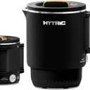 HYTRIC Travel Electric Kettle, 650ML Foldable Small Kettle, Portable Water Kettle with Dual Power Control, Collapsible Stainless Steel Water Boiler, Auto Shutoff & Boil Dry Protection, BPA-Free