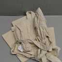 TOPDesign 5 | 12 | 24 | 48 | 192 Pack Economical Cotton Tote Bags, Lightweight Medium Reusable Grocery Shopping Cloth Bags, Suitable for DIY, Advertising, Promotion, Gift, Activity (5-Pack) (Beige)