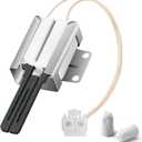 316489403 316489400 Gas Range Oven Igniter 5304534663 Flat Style Ignitor Compatible with Kenmore Frigidaire Crosley Replace 316428500 316428501 5304462661 IG94 AP3963540 White