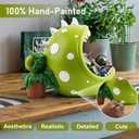 Santa Hat Plant Candy Bowl Large Christmas Decor with Festive Red Hat Key Holder Candy Dish for Holiday Gifting (Santa Hat, Midium) (Medium)