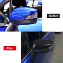 HIGH FLYING Carbon Grain Car Review Side Mirror Cap Cover ABS for Subaru WRX STI 2015-2021 (Only Fit STI)