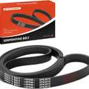 A-Premium Engine Serpentine Drive Belt Compatible with Ford, Ram, Jeep, Dodge, Chrysler, Volkswagen, Saab, Saturn, Mack & Cadillac Cars - F-150 F150, 1500, 2500, 3500, Cherokee, Grand Caravan & More