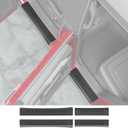 powoq Door Sill Protector Compatible with 2021-2024 Ford Bronco Car Door Protector TPE 4 Door Car Sill Guard Replacement for 2021-2024 Ford Bronco Accessories (Compatible with 2021-2024 Ford Bronco)