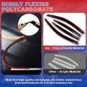 Window Visors Rain Guards for 2013-2017 Honda Accord, Tape-On Shatterproof Sun Smoke Guard Vent Visor Side Wind Deflectors Accessories for Trucks